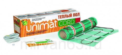 Теплый пол под плитку Caleo Unimat Cord T 200-0,5-10,0