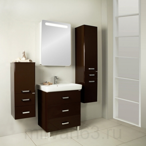 Комплект мебели для ванной Акватон Америна М 70 темно-коричневая