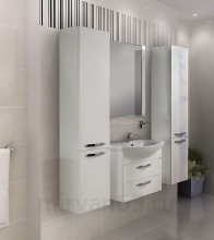 Комплект мебели для ванной Акватон Ария М 65 белая