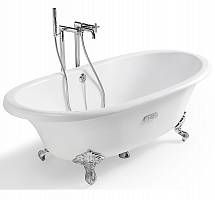 Чугунная ванна Roca Newcast 170x85 233650007 белая без ручек