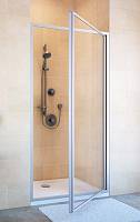 Душевая дверь в нишу GuteWetter Practic Door GK-401 правая 78-82 см стекло бесцветное, профиль матовый хром