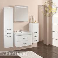 Комплект мебели для ванной Акватон Америна 70 белая