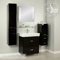 Комплект мебели для ванной Акватон Америна Н 80 черная