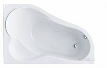 Акриловая ванна Ибица 150х100 R Santek асимметричная белая 1WH112035