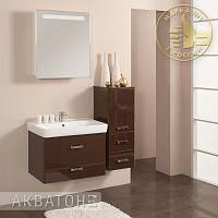 Комплект мебели для ванной Акватон Америна 70 темно-коричневая