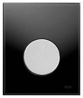 Клавиша смыва Tece Loop Urinal 9242655 черное стекло, кнопка хром матовый