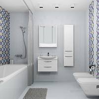 Комплект мебели для ванной Aquaton Инфинити 76 белый